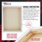 Large Stretched Canvas for Painting 16x20 inch Gallery Depth 1-1/2" Thick, 3-Pack - 12oz Acrylic Gesso Triple Primed, Professional Artist Quality, 100% Cotton - Oil, Pouring Paint